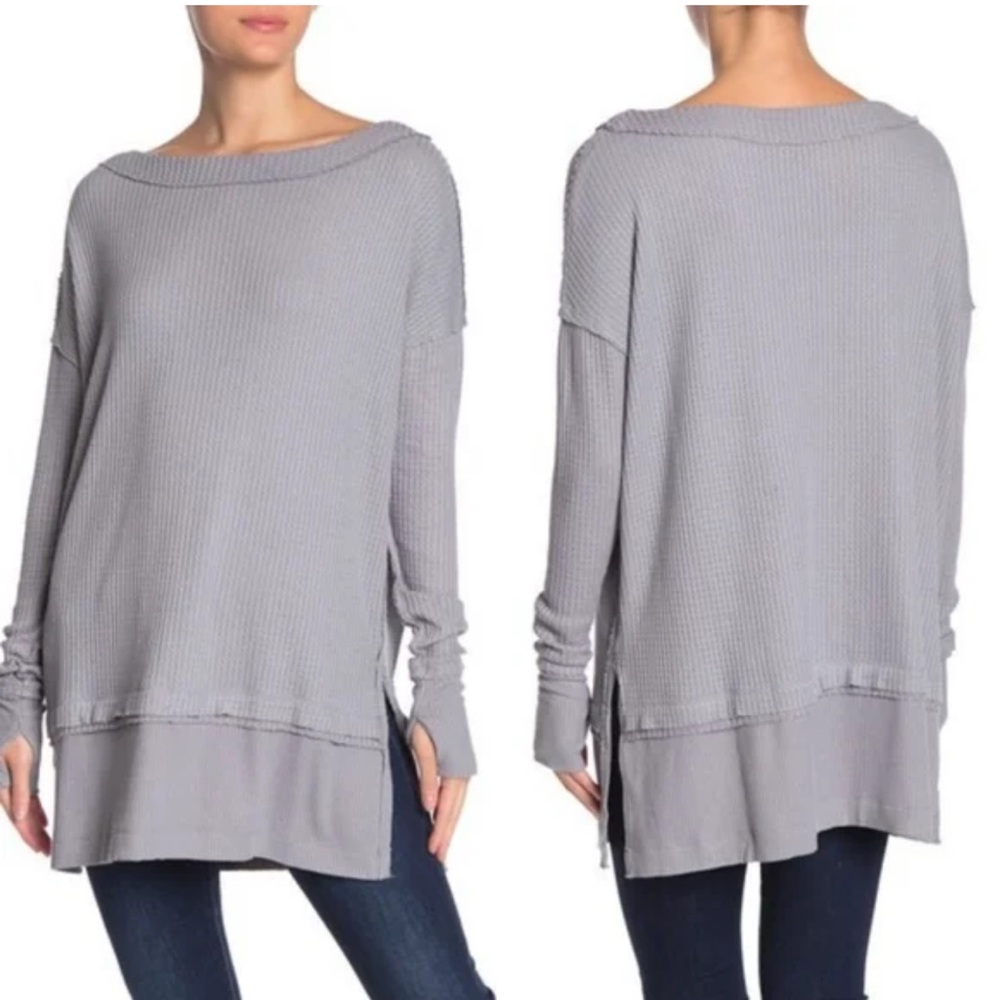 Free People North Shore Thermal Knit Tunic size S great condition like new